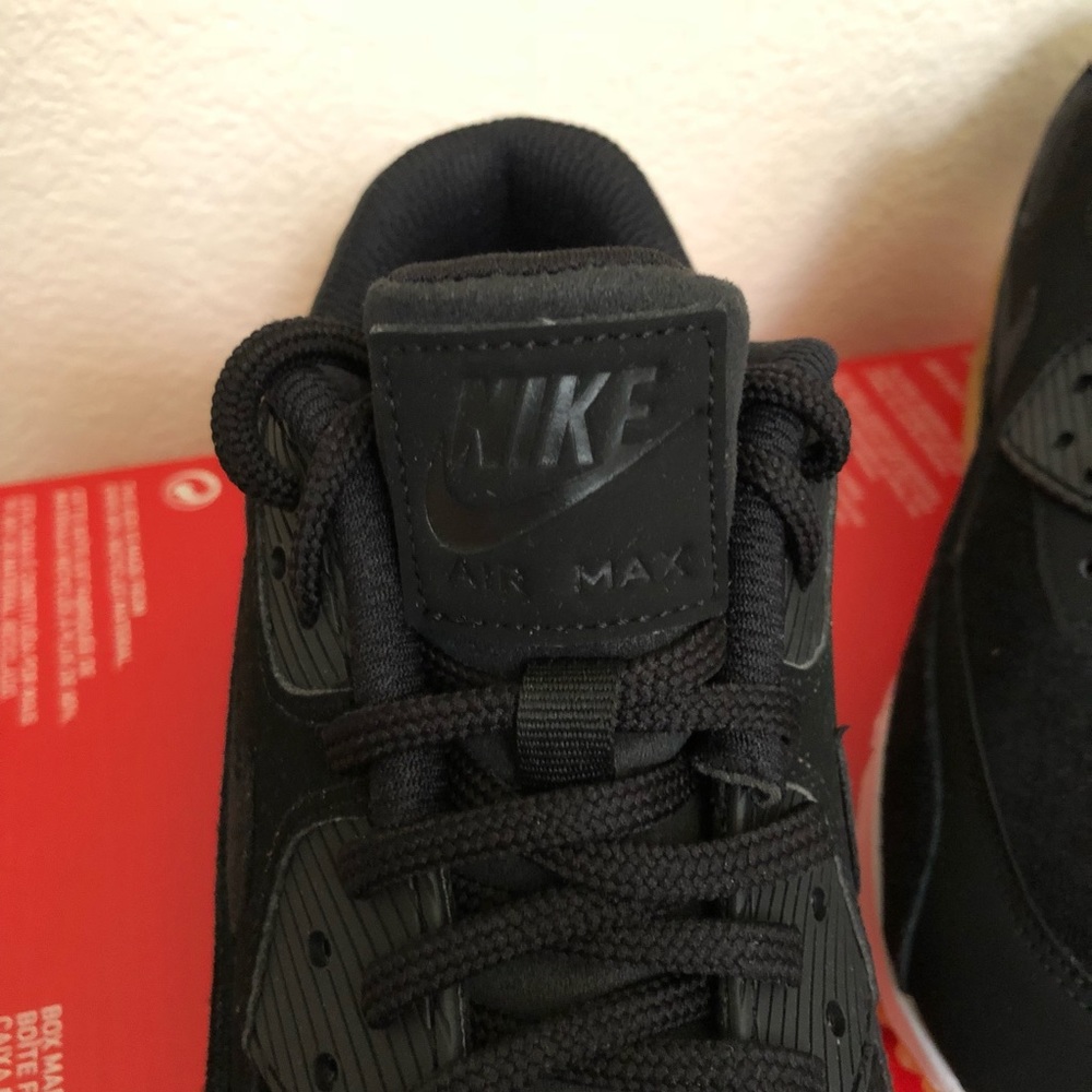 🍀New🍀 NIKE black Air Max 90 SE ~ sz 8 - Picture 6 of 8
